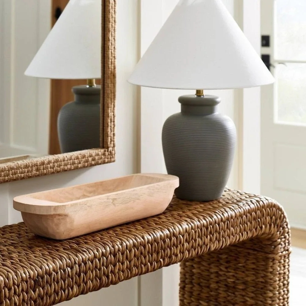 Long‎ Wooden Bowl - Threshold Studio McGee, Target 2023 - Dough Bowl